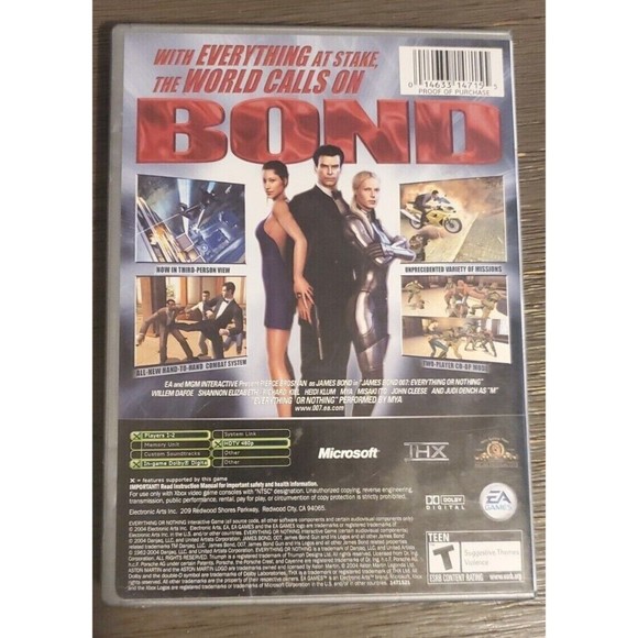 James Bond 007: Everything or Nothing (Xbox) Complete with case and manual - Picture 5 of 5